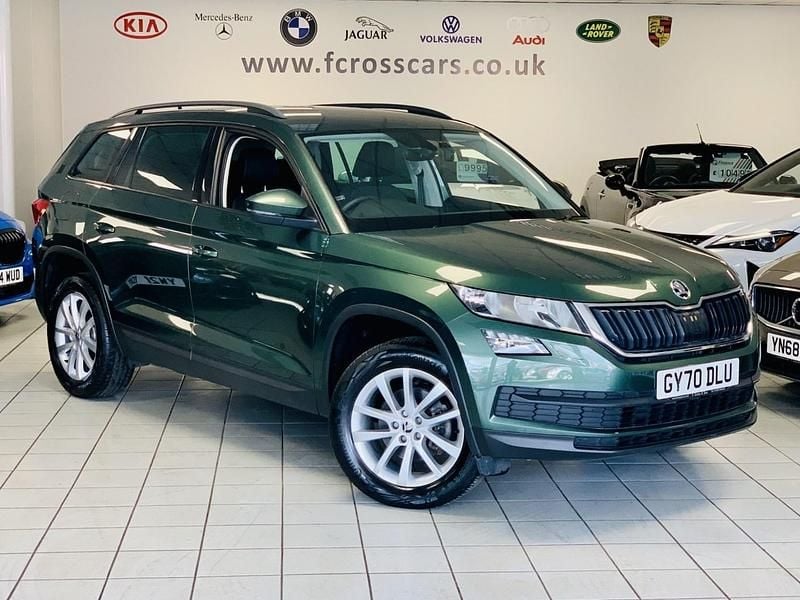 Used Skoda Kodiaq SE 150 HP (110 kW) 2020 Green SUV