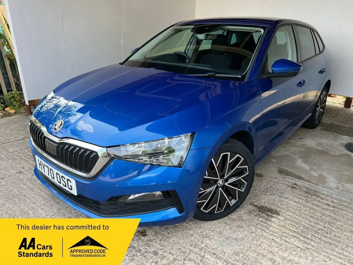 Used Skoda Scala SE L 150 HP (110 kW) 2020 Blue Hatchback