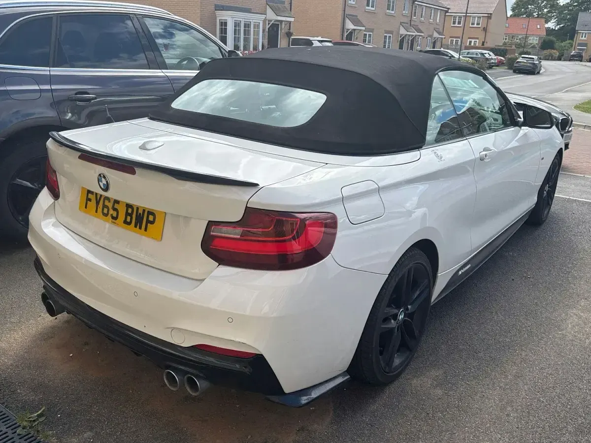 Used BMW 220 M Sport 2015 White Cabriolet