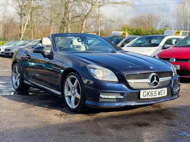 Used Mercedes SLK250 AMG 2015 Blue Cabriolet