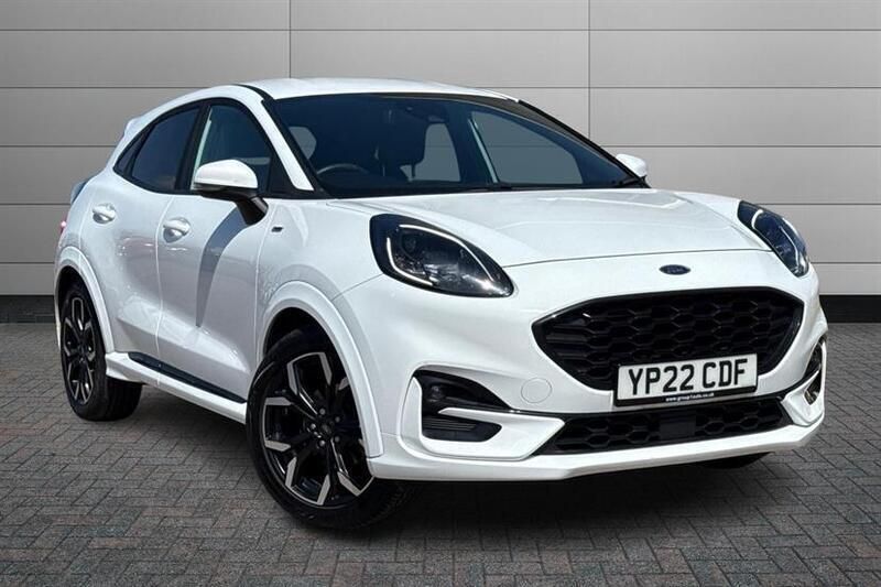 White Used 2022 Ford Puma ST-Line X Hatchback | £15,195 (Fair price) - Image 1/4