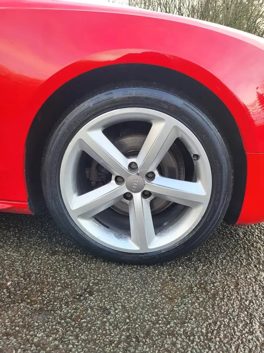 Used Audi A5 Cabriolet S-Line 170 HP (125 kW) 2010 Red Cabriolet