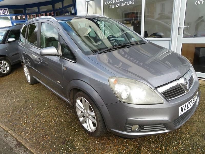 Used Vauxhall Zafira Design Edition 120 HP (88 kW) 2007 Grey MPV