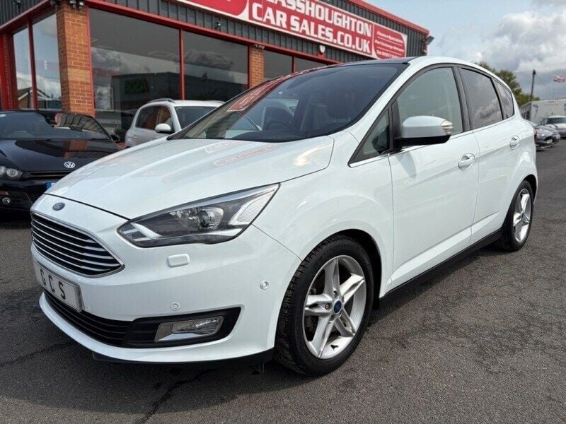 White Used 2017 Ford C-MAX Titanium X MPV | £9,490 (Fair price) - Image 1/4