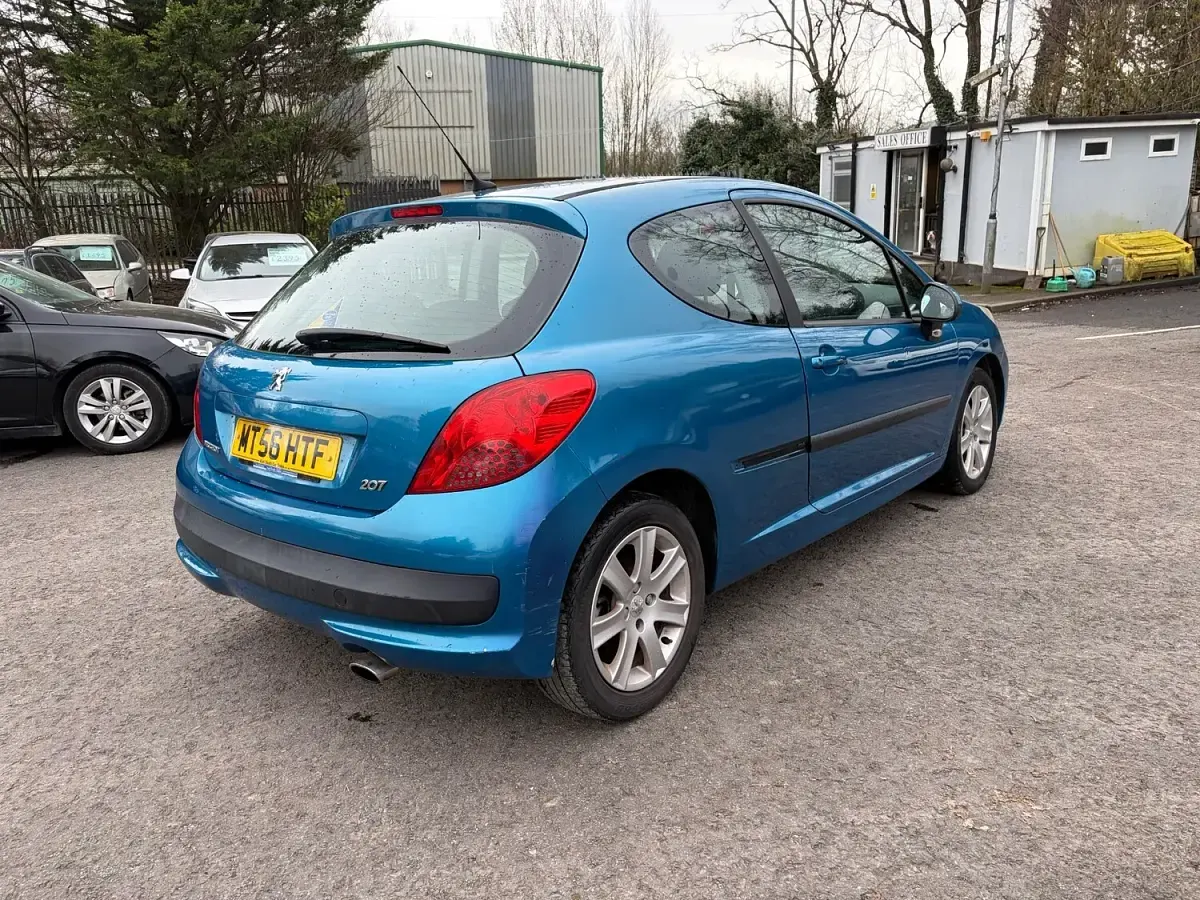 Used Peugeot 207 Sport 120 HP (88 kW) 2007 Blue Hatchback