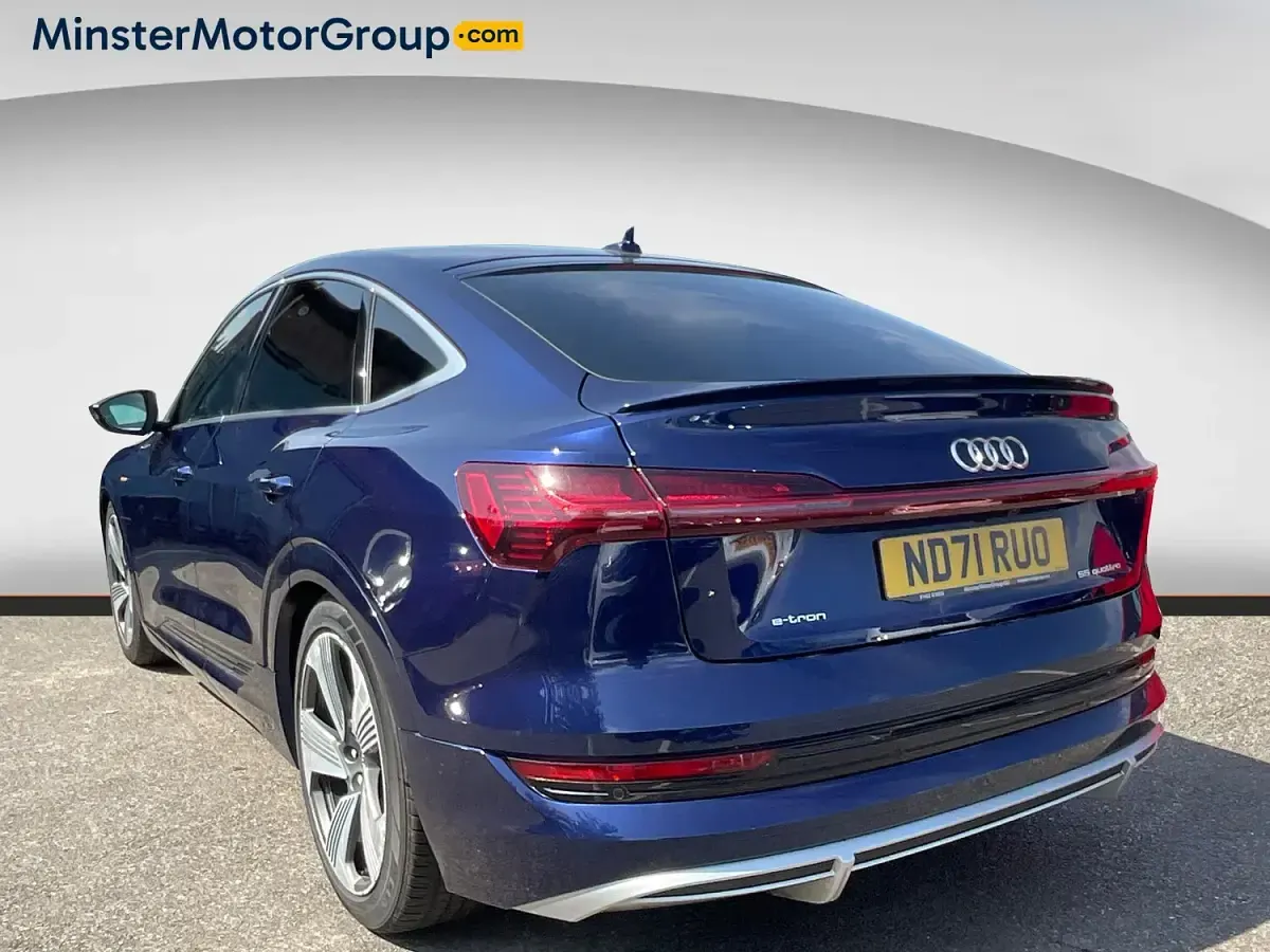 Used Audi e-tron S-Line 300 kW (408 HP) 2021 Blue SUV