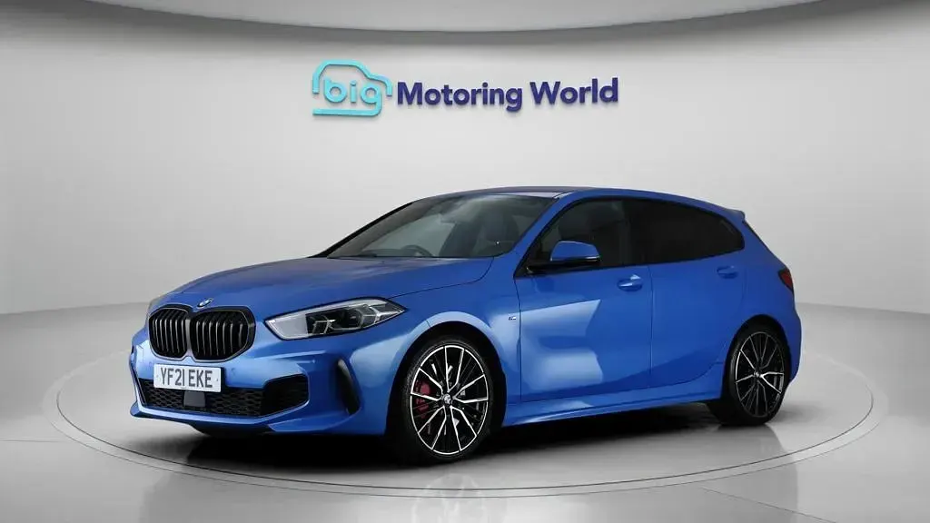 Used BMW 128 265 HP (194 kW) 2021 Blue Hatchback