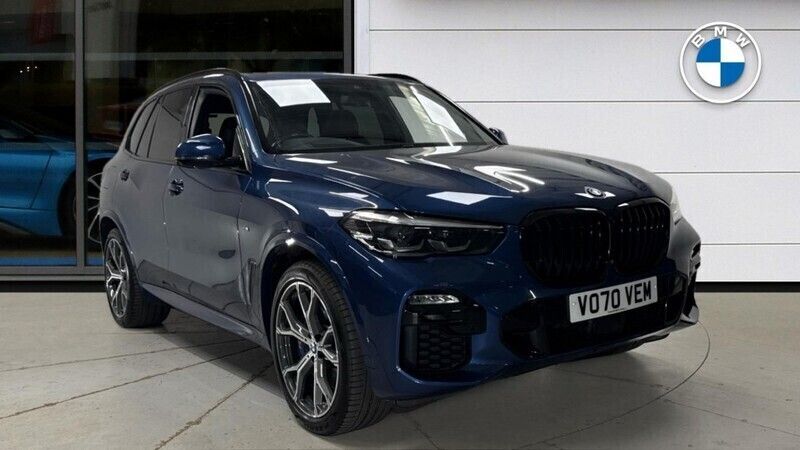 Blue Used 2020 BMW X5 M Sport SUV | £35,950 (Good price) - Image 1/4