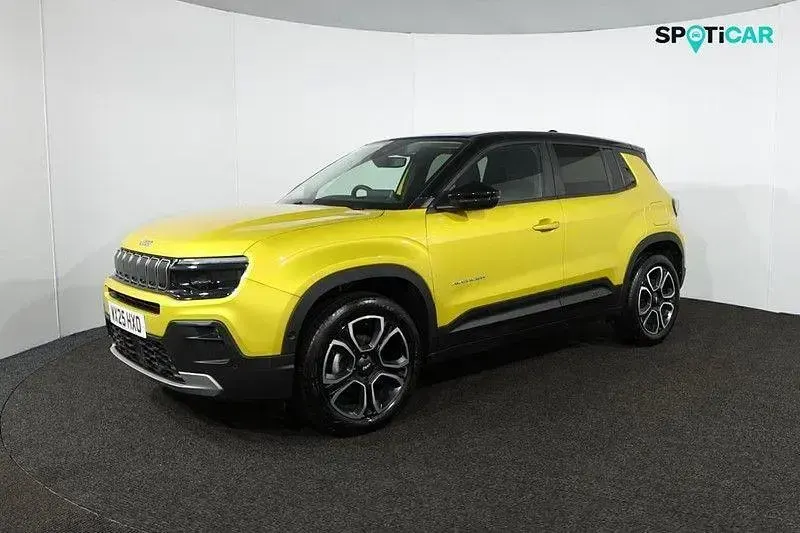 Used Jeep Avenger Summit 101 HP (74 kW) 2025 Yellow/black SUV