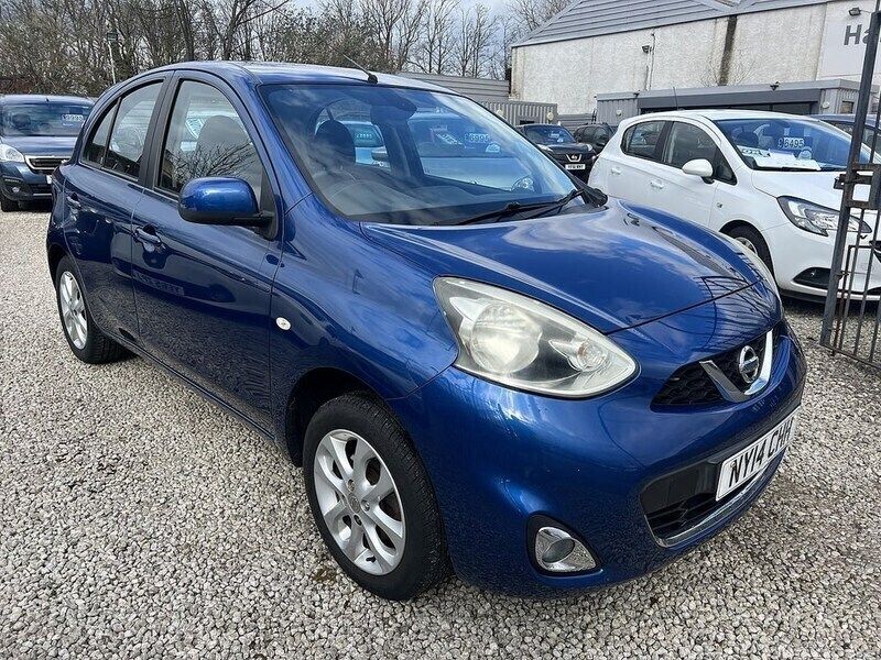 Blue Used 2014 Nissan Micra Acenta Hatchback | £7,000 (A bit pricey) - Image 1/4