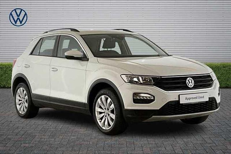 Used VW T-Roc SE 115 HP (84 kW) 2019 White SUV