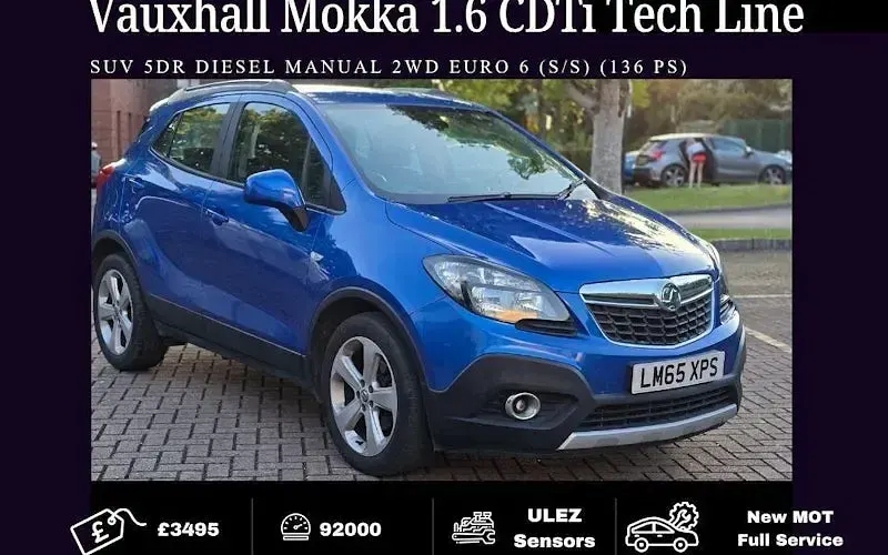 Used Vauxhall Mokka 137 HP (100 kW) 2015 SUV