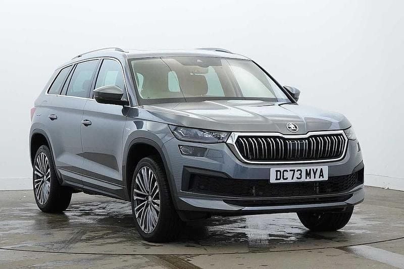 Graphite grey metallic Used 2024 Skoda Kodiaq LAURIN & KLEMENT SUV | £35,995 (A bit pricey) - Image 1/4