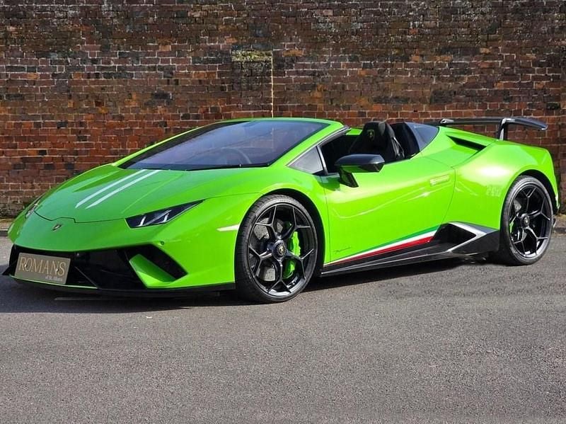 Used Lamborghini Huracán 640 HP (470 kW) 2019 Green Cabriolet