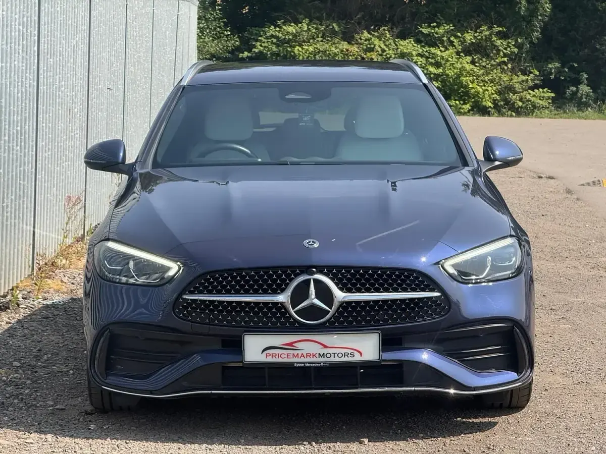 Used Mercedes C200 AMG line 2024 Blue Estate
