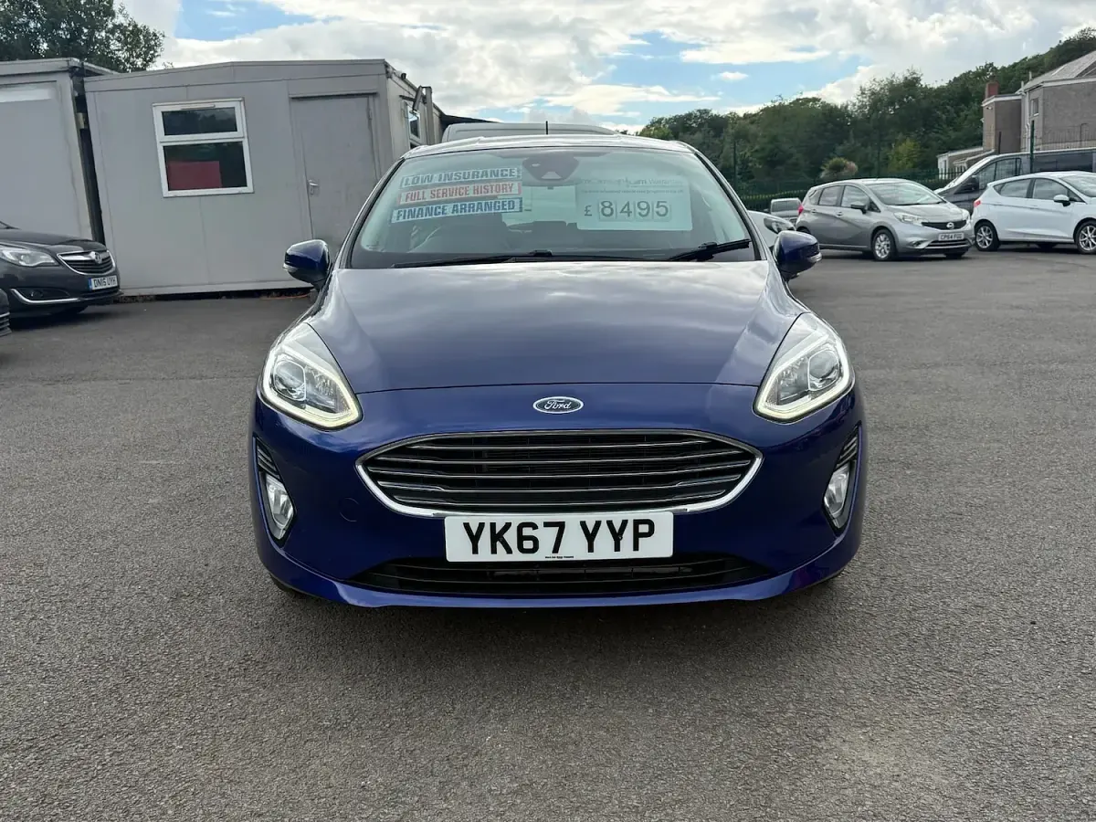 Used Ford Fiesta Zetec 2017 Blue Hatchback
