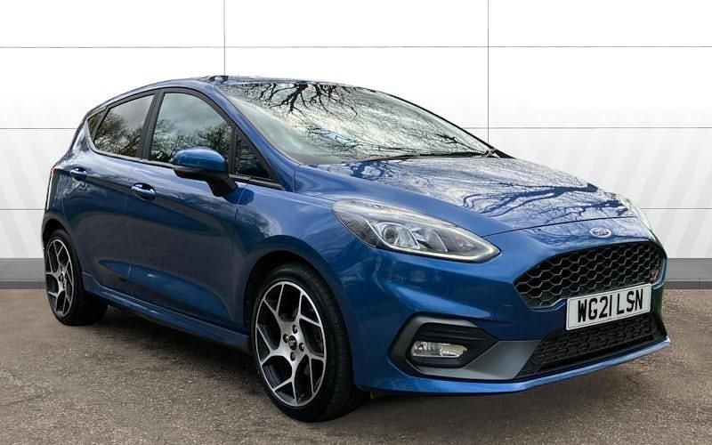 Used Ford Fiesta ST 200 HP (147 kW) 2021 Blue Hatchback