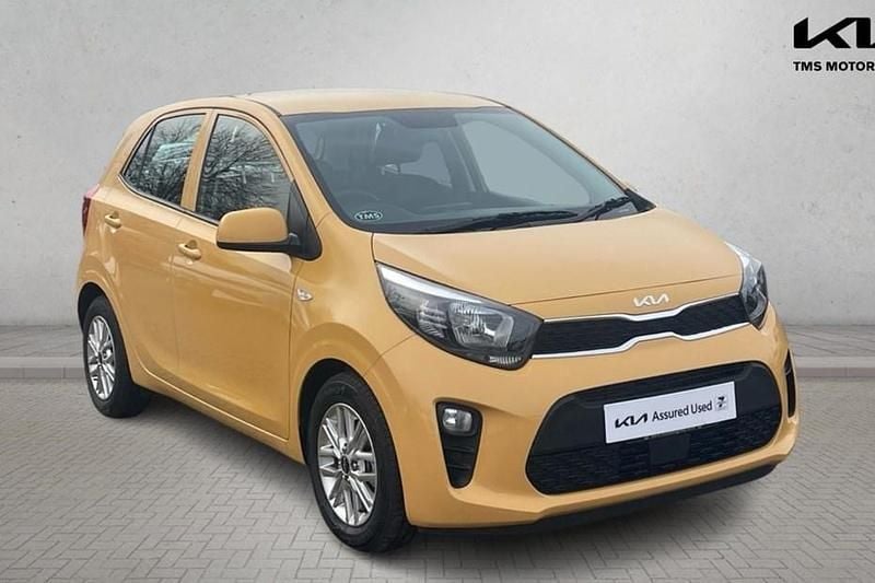 Used Kia Picanto 2024 Yellow Hatchback