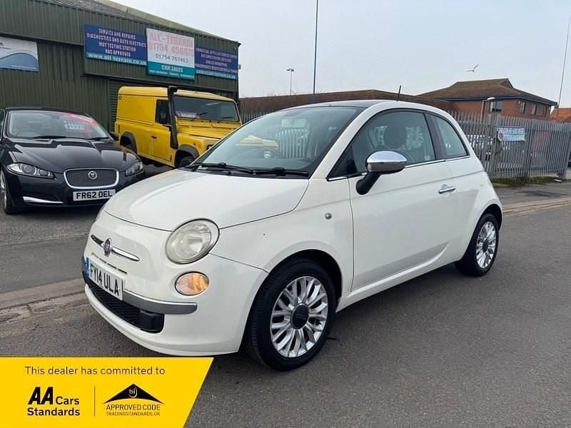 Used Fiat 500 Lounge 2014 White Hatchback