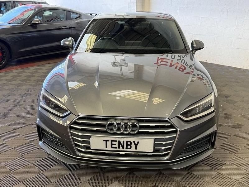 Used Audi A5 S-Line 190 HP (139 kW) 2018 Grey Coupe