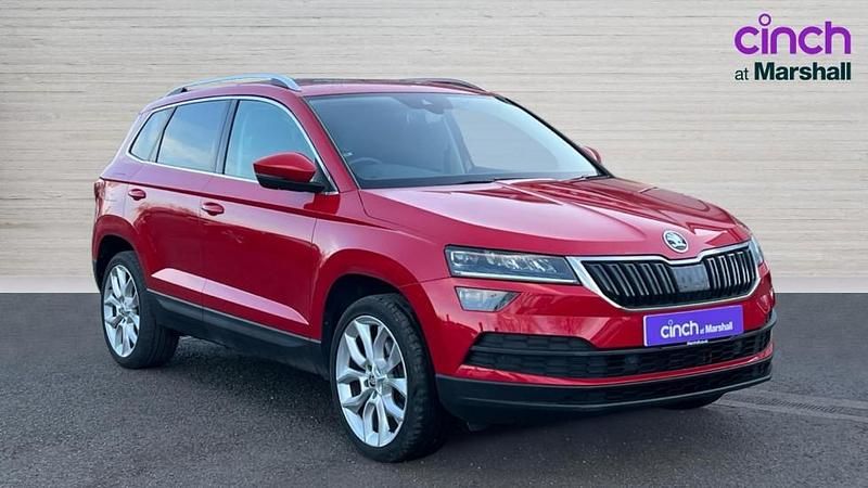 Used Skoda Karoq 150 HP (110 kW) 2019 Red SUV
