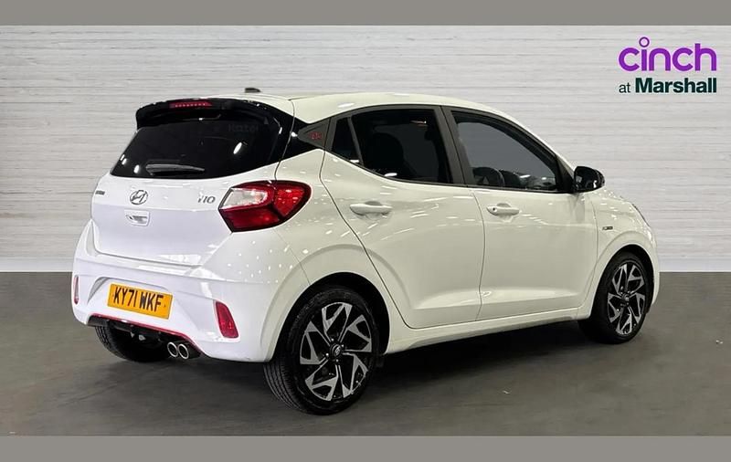 Used Hyundai i10 N Line 100 HP (73 kW) 2021 White Hatchback