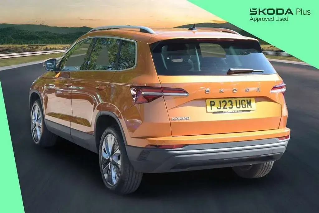 Used Skoda Karoq SE L 150 HP (110 kW) 2023 Phoenix orange metallic SUV