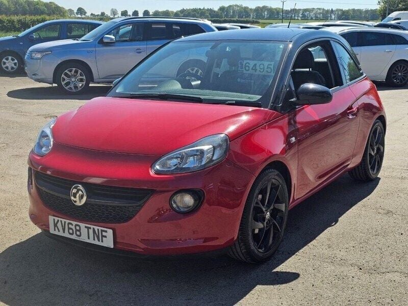 Used Vauxhall Adam 70 HP (51 kW) 2017 Red Hatchback