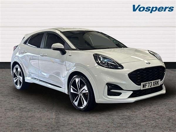 White Used 2023 Ford Puma ST-Line X SUV | £17,645 (Fair price) - Image 1/3