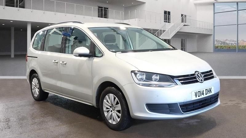Used VW Sharan SE 140 HP (102 kW) 2014 Reflex silver MPV