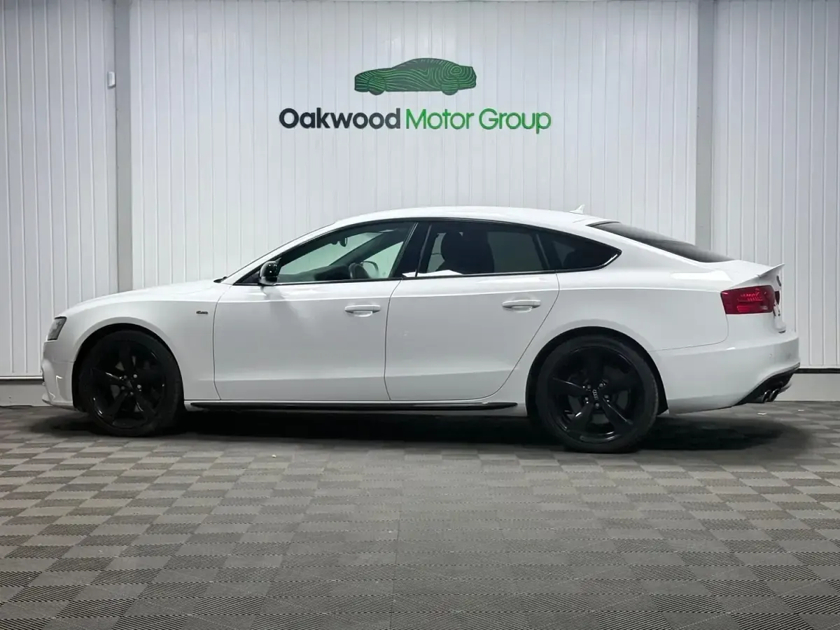 Used Audi A5 Sportback Black Edition 2016 White Hatchback