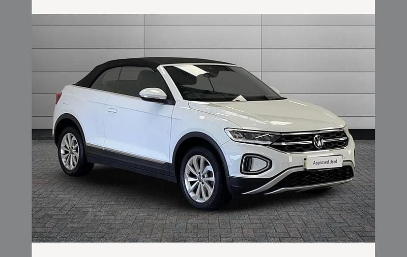 Black Used 2022 VW T-Roc Cabriolet Style Cabriolet | £19,490 (Good price) - Image 1/3