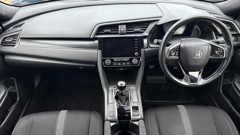 Used Honda Civic Sport 2019 Blue Hatchback