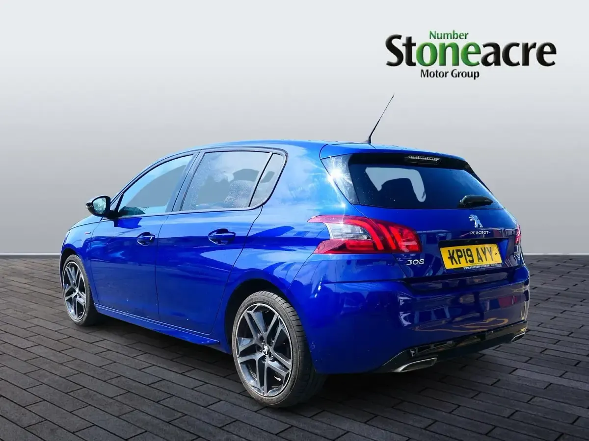 Used Peugeot 308 GT-line 2019 Blue Hatchback