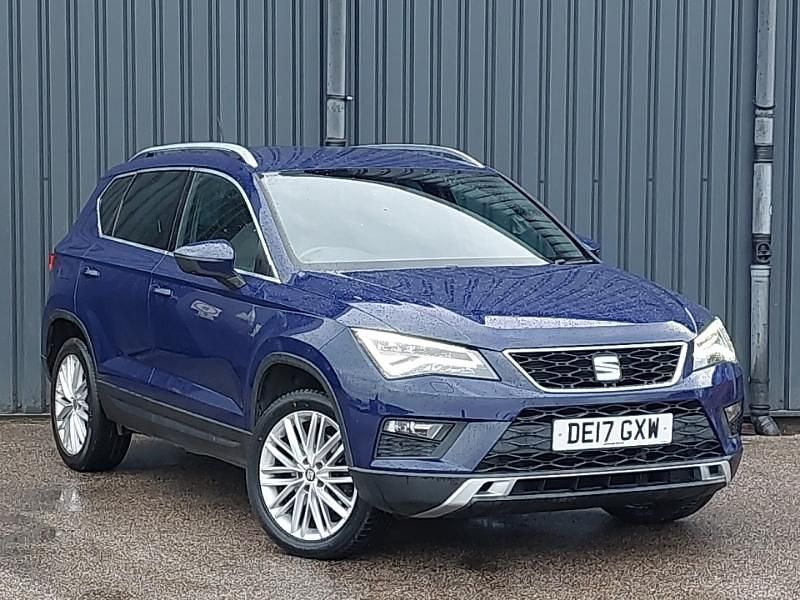 Used Seat Ateca XCELLENCE 150 HP (110 kW) 2017 Blue SUV