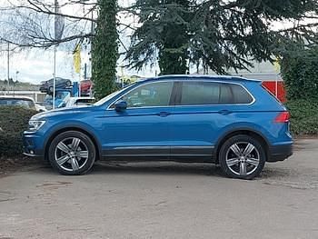 Używany VW Tiguan Match 150 KM (110 kW) 2019 Niebieski SUV