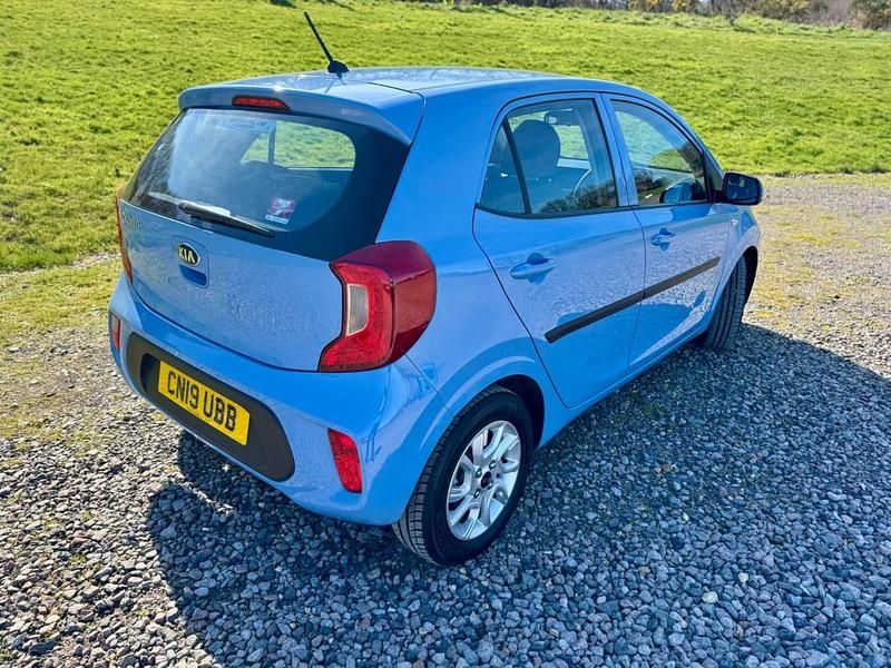 Used Kia Picanto 84 HP (61 kW) 2019 Blue Hatchback