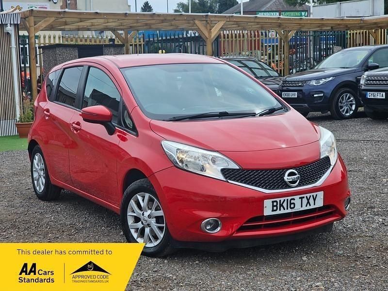 Used Nissan Note Acenta 80 HP (58 kW) 2016 Red MPV