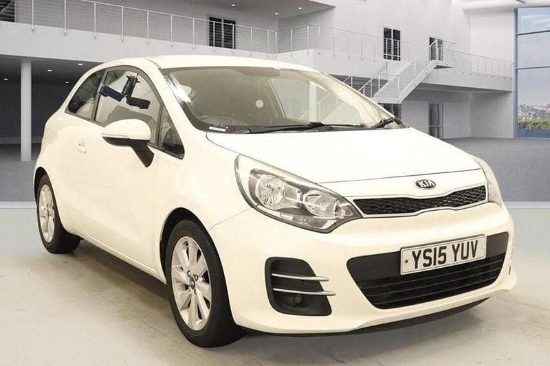 Used Kia Rio 2015 White Hatchback