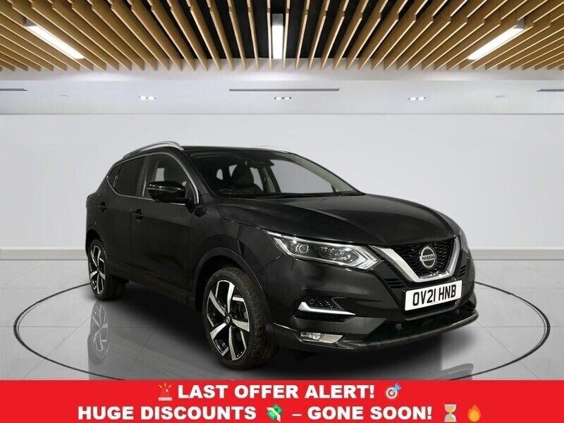 Black Used 2021 Nissan Qashqai N-Motion SUV | £11,449 (Good price) - Image 1/3