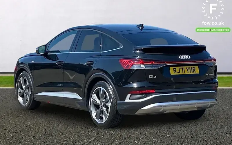 Used Audi Q4 Sportback e-tron S-Line 150 kW (204 HP) 2022 Black SUV