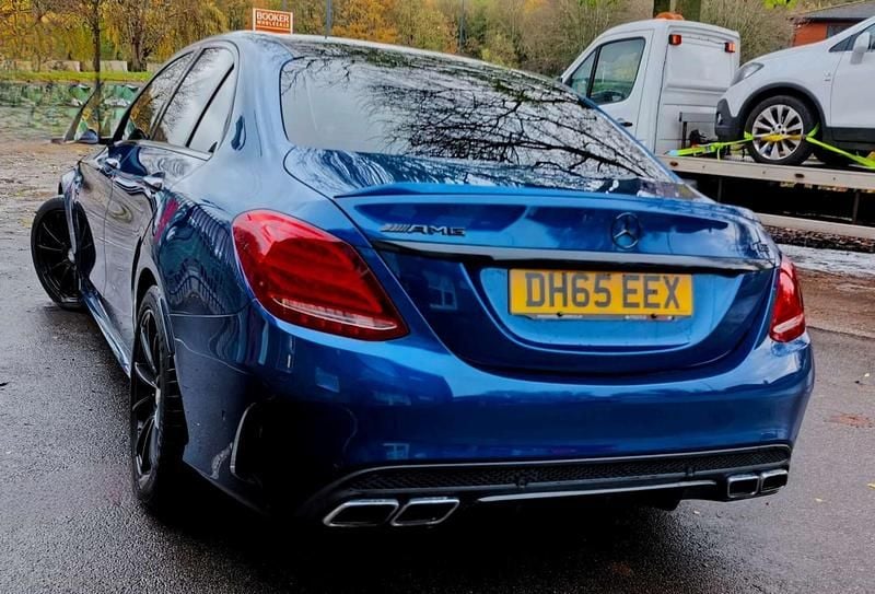 Used Mercedes C63 AMG Premium 2016 Blue Sedan