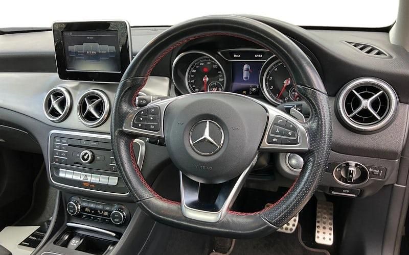 Used Mercedes CLA180 AMG line 122 HP (89 kW) 2018 Black Sedan