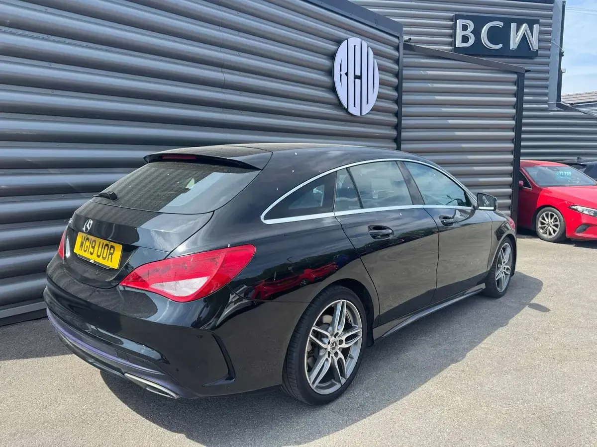 Used Mercedes CLA200 AMG line 2019 Black Coupe