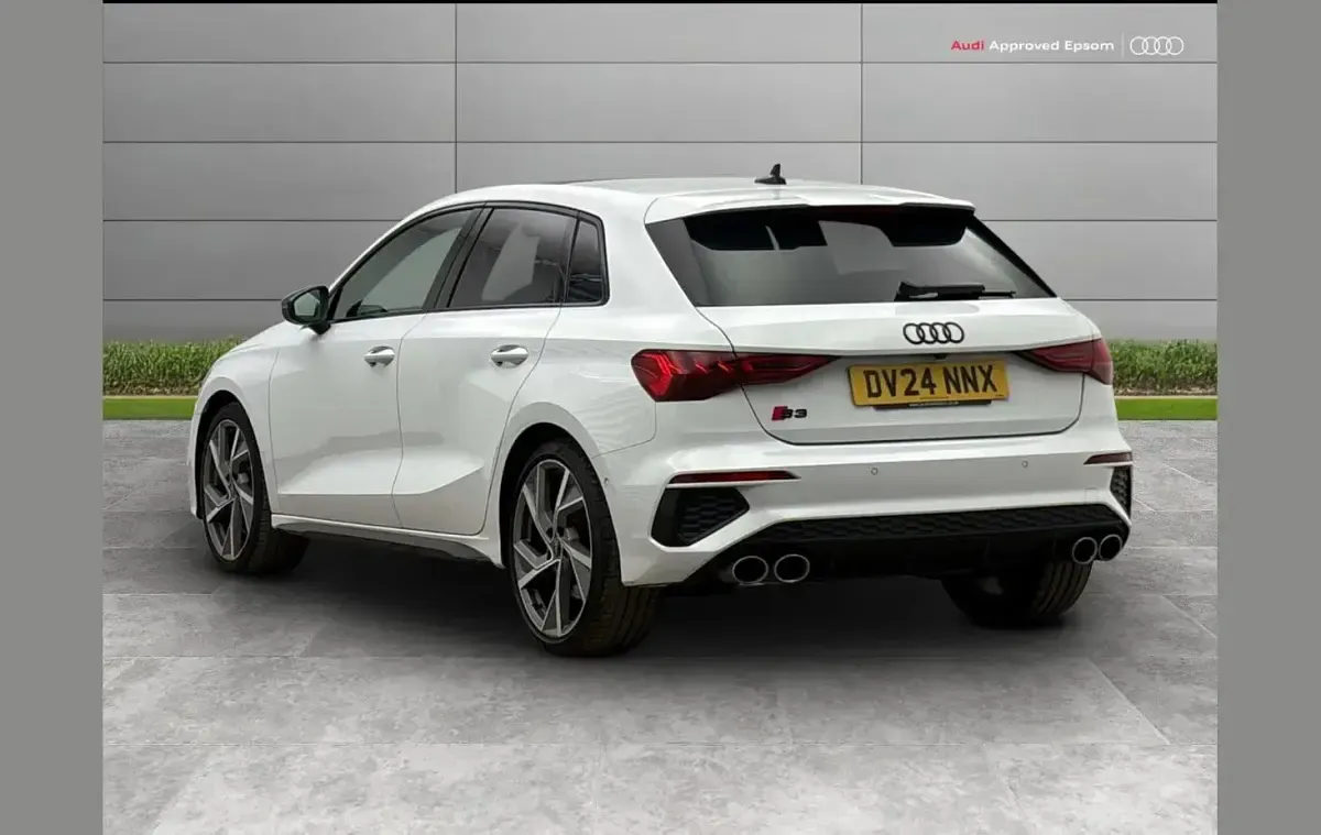 Used Audi S3 Sportback Black Edition 306 HP (225 kW) 2024 White Hatchback