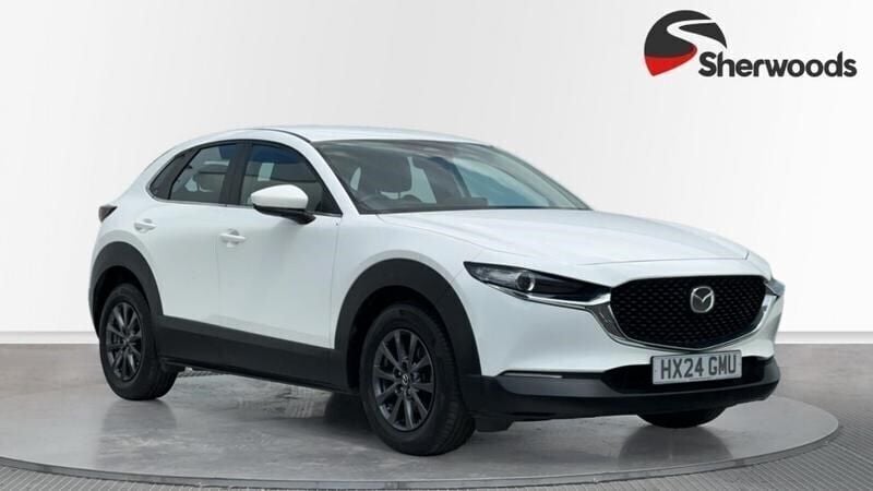 White Used 2024 Mazda CX-30 Prime-Line SUV | £17,498 (Fair price) - Image 1/4