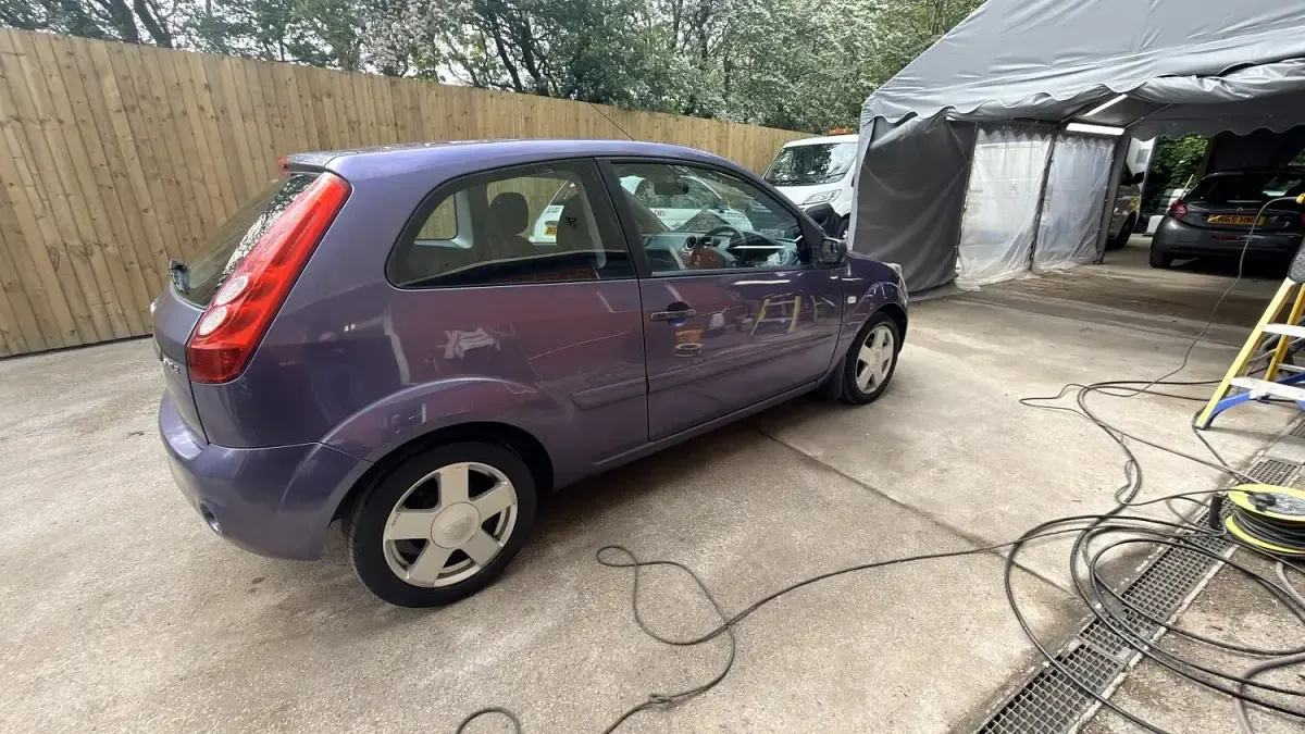 Used Ford Fiesta Style 75 HP (55 kW) 2007 Mauve/purple Hatchback