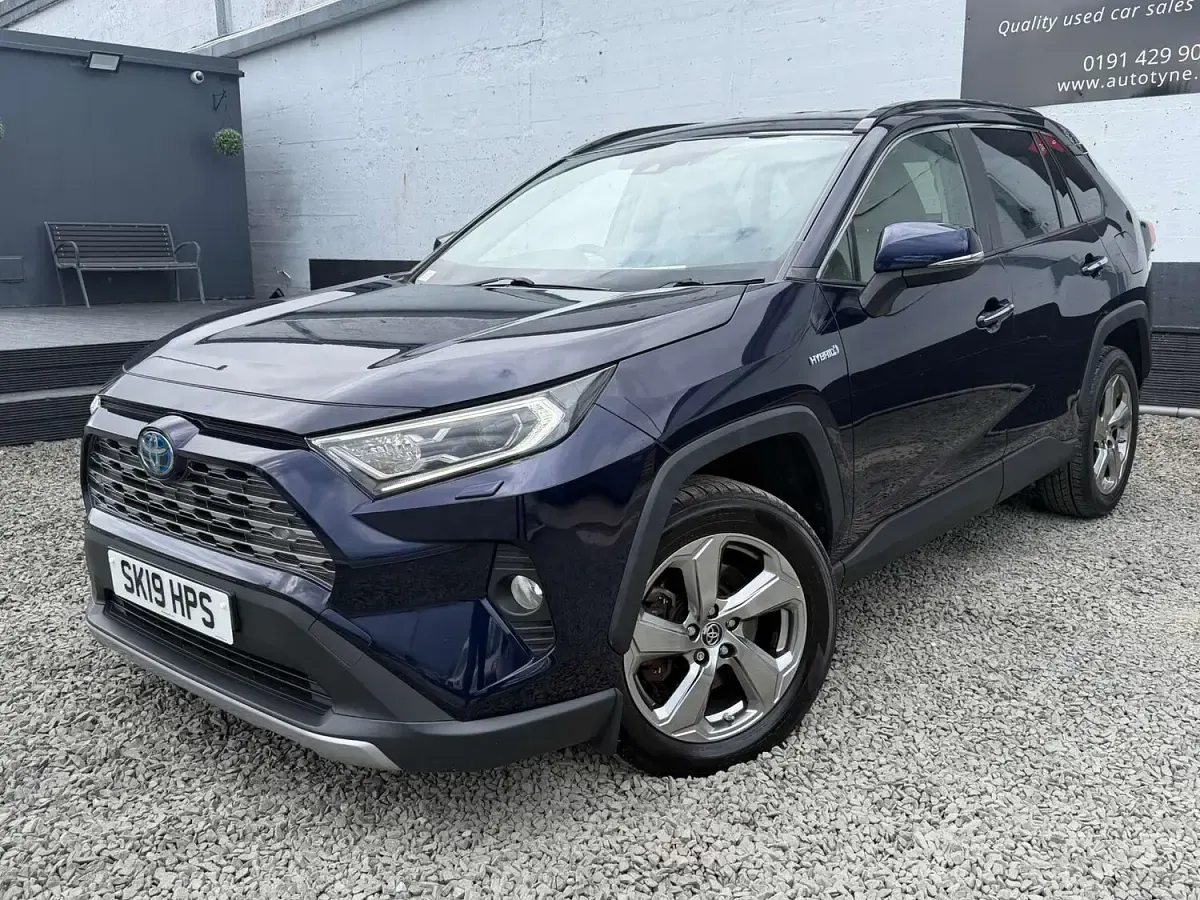 Used Toyota RAV4 Hybrid 222 HP (163 kW) 2019 Blue SUV