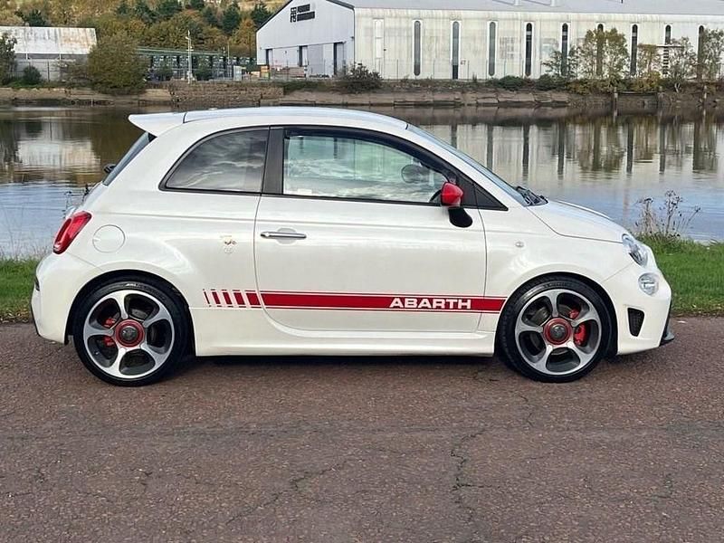 Used Abarth 595 70th Anniversary 165 HP (121 kW) 2018 White Hatchback