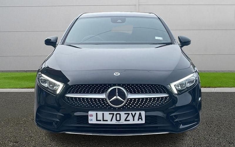 Used Mercedes A180 AMG line 136 HP (100 kW) 2020 Black Hatchback
